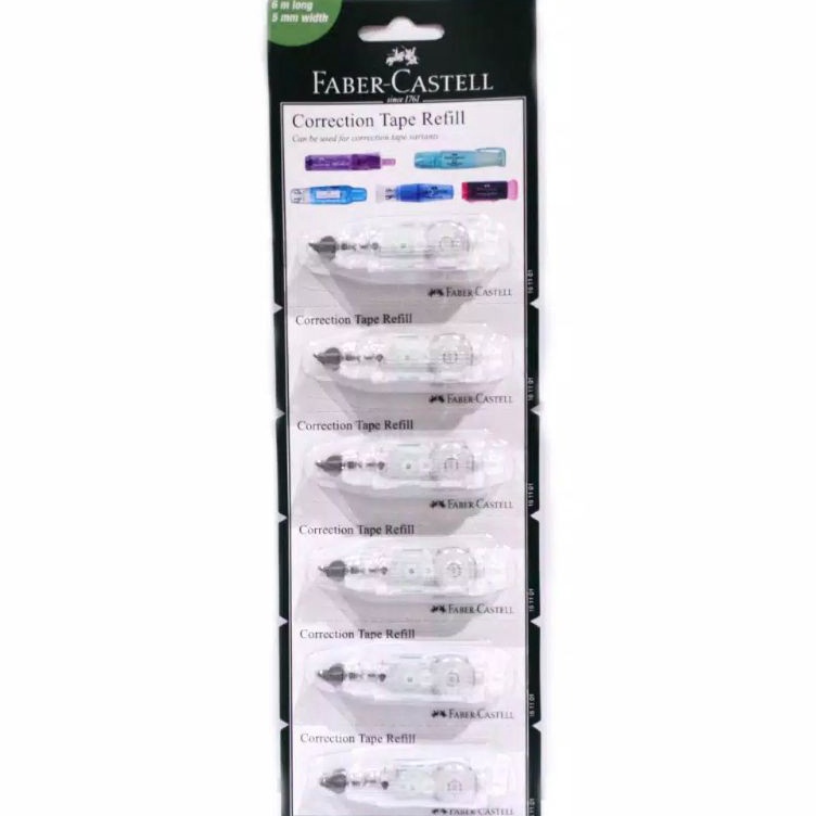 

Refill Correction tape QJRQDRQARQBR Set 6 faber castell