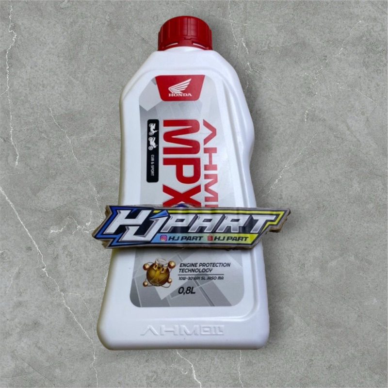 AHM OIL MPX1 800 ml Original 100% OLI MPX1 0.8 L Oli Mpx2 Matic 800ML perbotol OLI MPX1 OIL MESIN MP
