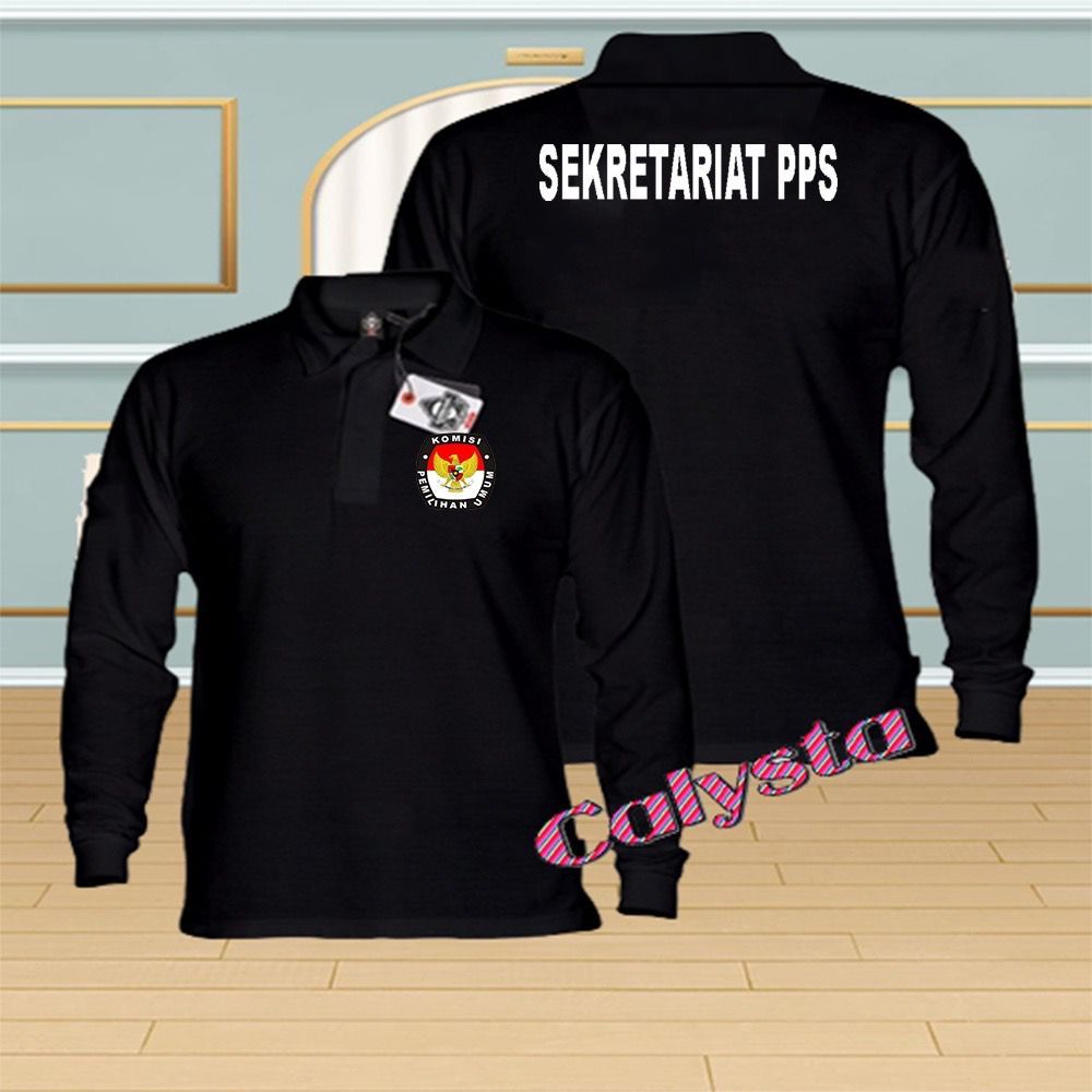 KAOS KERAH///POLO TSHRIT SEKRETARIAT PPS LENGAN PANJANG//PRIA/WANITA