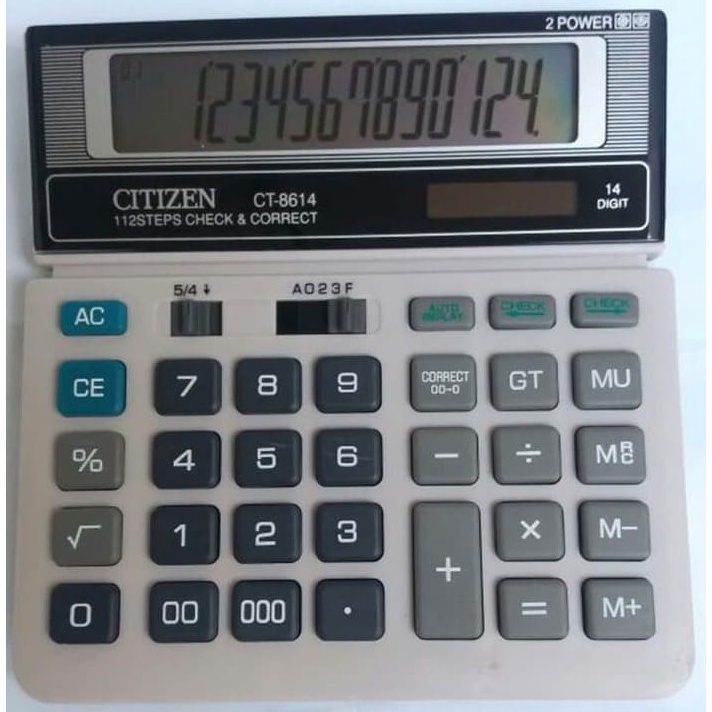 

Cashback Kalkulator Dagang 14 Digit Citizen CT8614