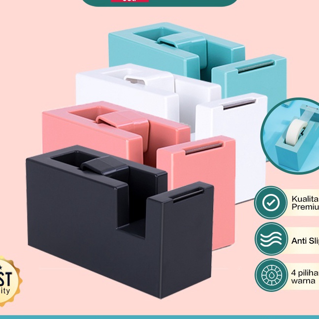 

Bonus Nusign Dispenser Tape Isolasi Non Slip Pisau Tajam WarnaWarni NS121