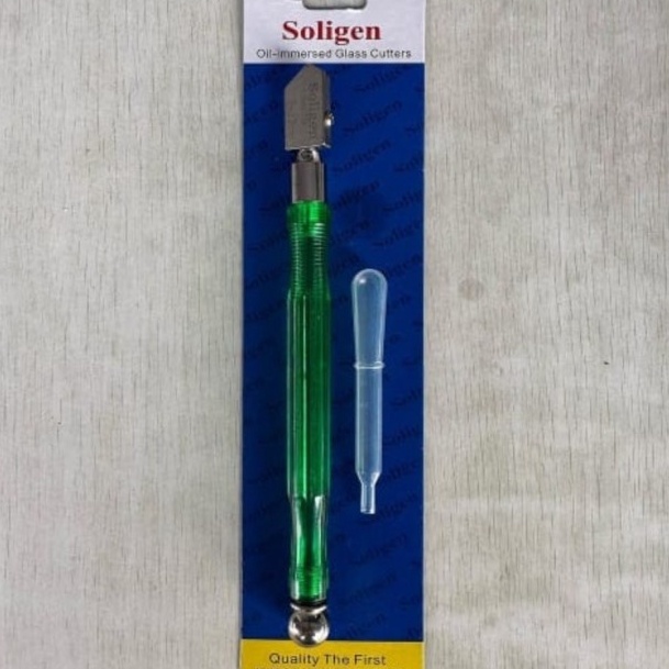 

Premium Pisau potong kaca SOLIGEN alat pemotong kaca Glass cutter SOLIGEN