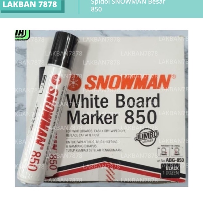 

SPIDOL 85 JUMBO BESAR WHITEBOARD SNOWMAN 85