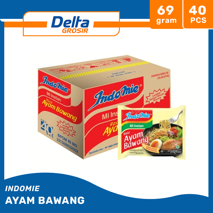 

Mie Instan Indomie Rasa Ayam Bawang [Paket 1 Dus] Top Habis!