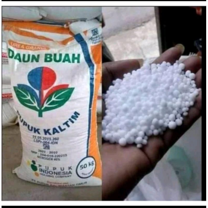Pupuk urea granule pupuk daun buah Kaltim kemasan 1 kg