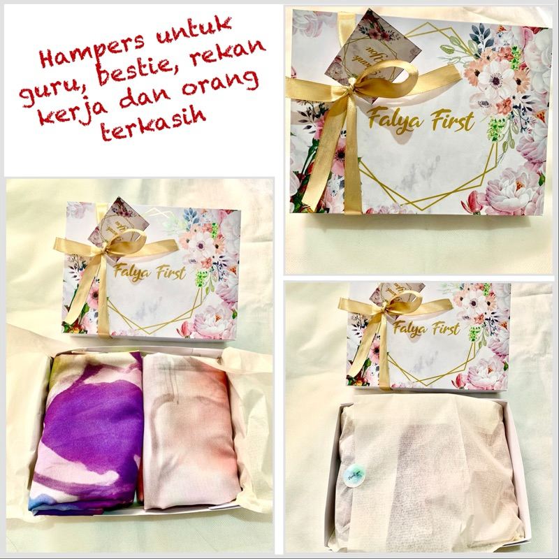 

Falya First- Soft Box Hampers Hijab by Falya First | Kotak Hampers serbaguna size 20x16x4