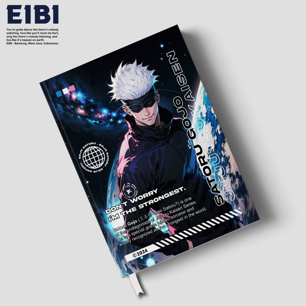 

Eibibook Buku Tulis Catatan Notebook Hardcover Gojo Satoru Jujutsu Kaisen Series 01