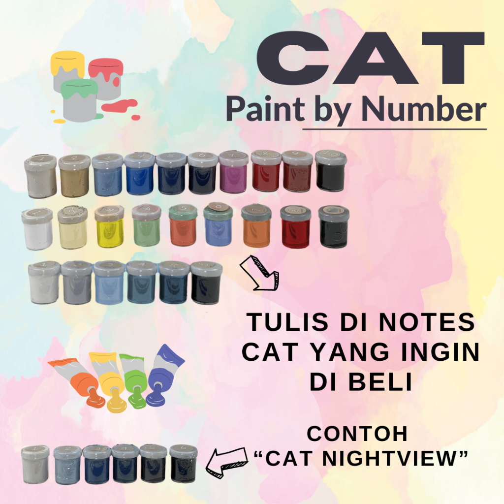 

Cat Paint by Number (Cocoart)