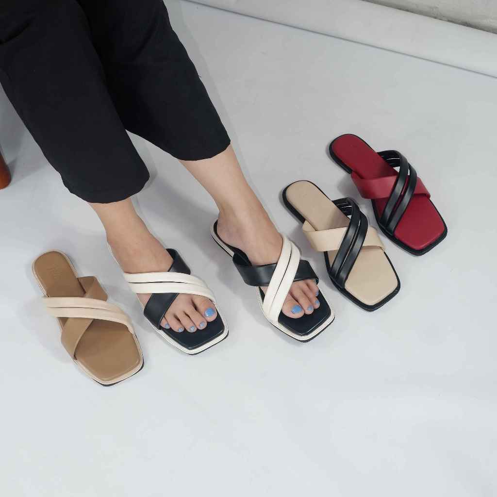 Sandal Flat Wanita Ester Fashion Sandalku.