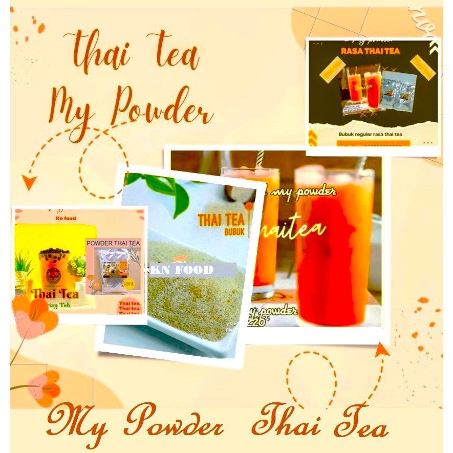 

Thai Tea 1 Kg - Bubuk Minuman Thai Tea - Thai Thea Kemasan 1 Kg- Powder Bubuk Thai Tea