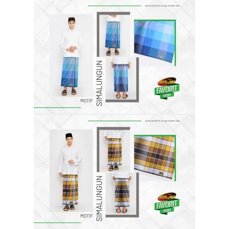 Grosir 10 pc Sarung Tenun Sholat Atlas Favorit 500 Simalungun Warna Mix Untuk Santri