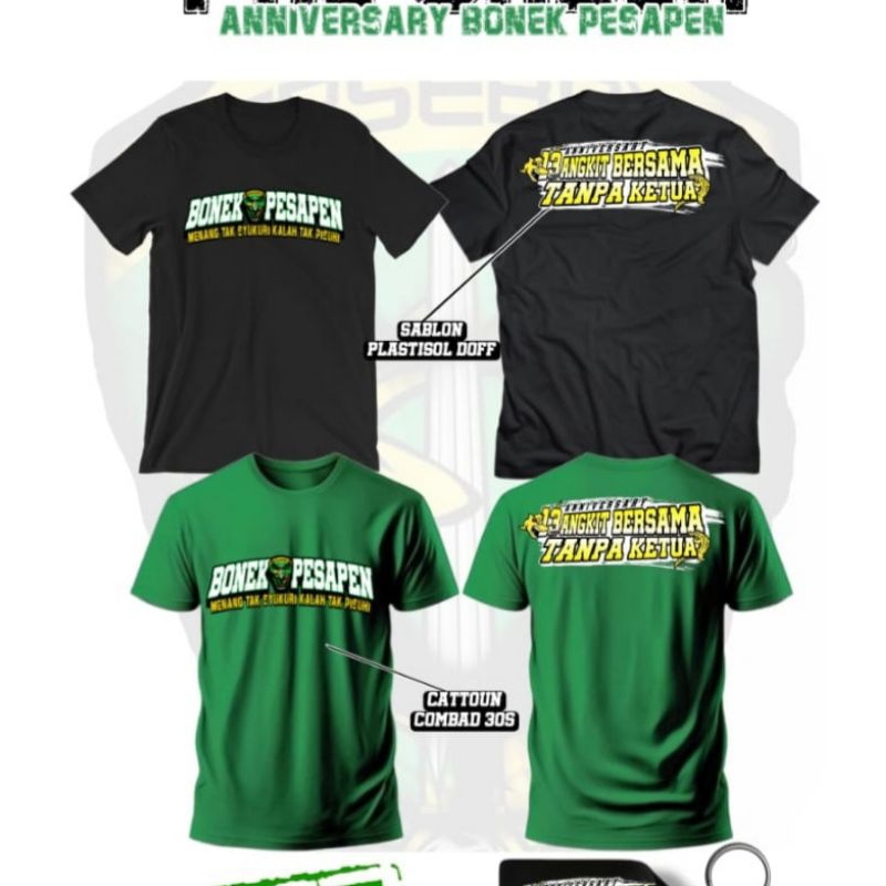 KAOS BONEK PESAPEN ORIGINAL / KAOS BONEK