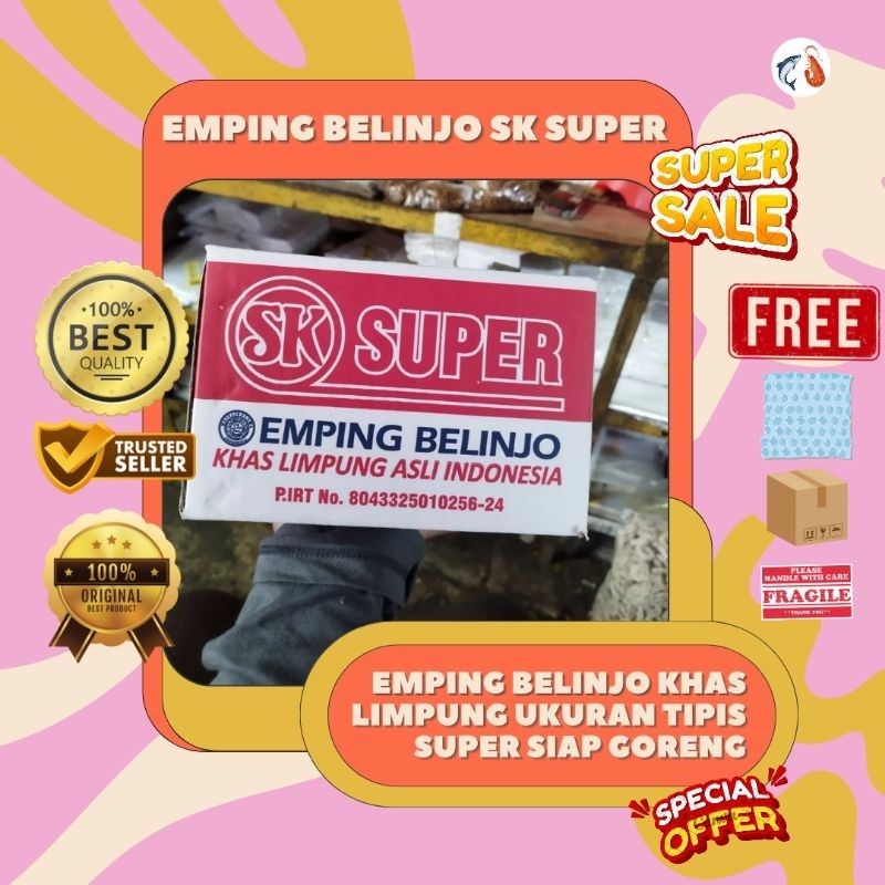 

EMPING BELINJO SUPER TIPIS 250gr 500gr 1kg