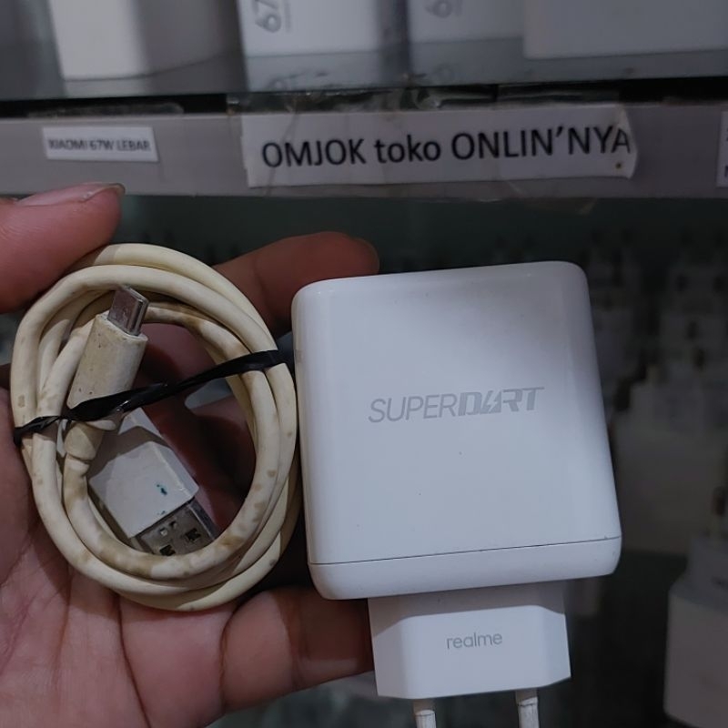 Charger Realme 7 pro 8 Pro & Gt Master 65W fisik 80% Original copotan