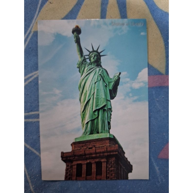 

Kartu pos patung liberty statue amerika