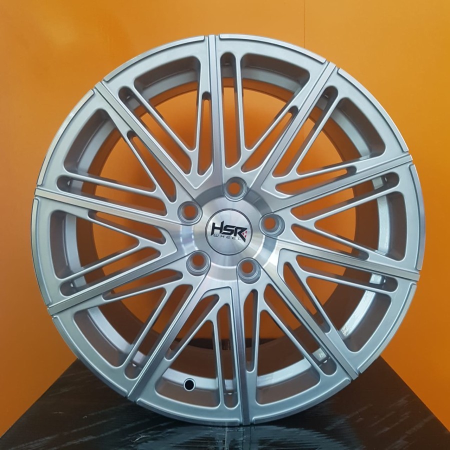 velg mobil ertiga ring 16 HSR BALIGE silver Polis baut 5
