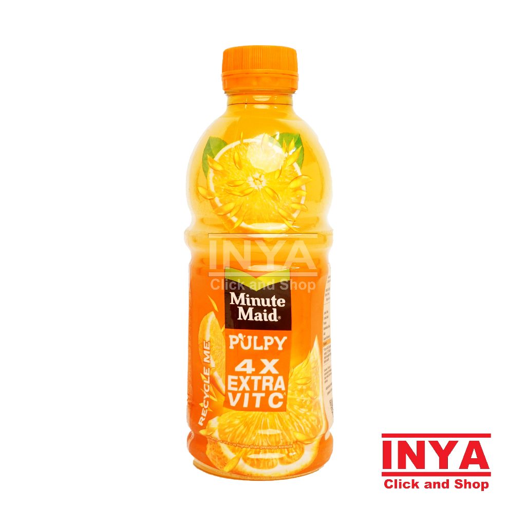 

Minute Maid Pulpy Orange 300ml Florida Orange Real Pulp - Minuman Rasa Jeruk - Soft drink