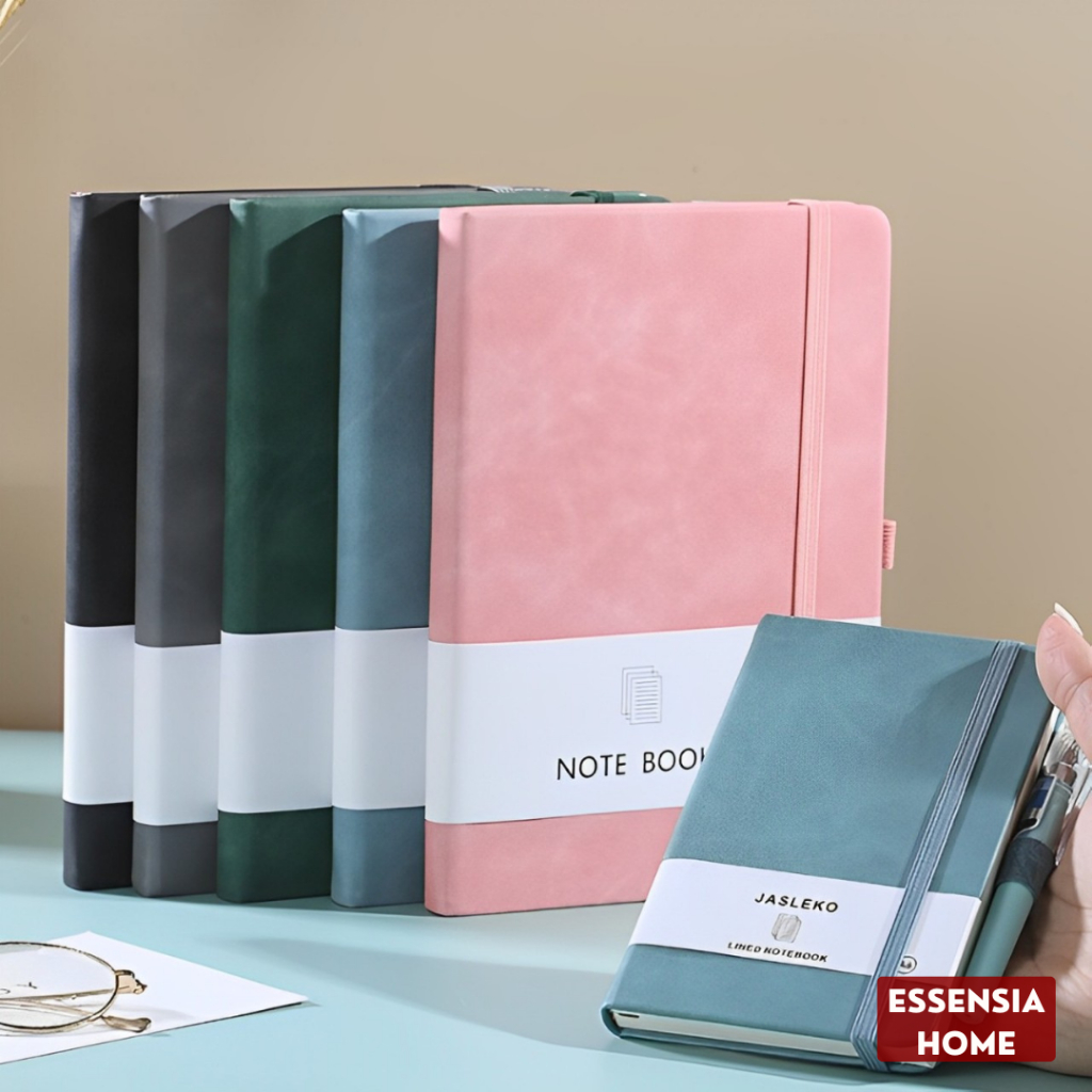 

ESSENSIA Notebook Mini Pocket A5 / A6 / A7 Buku Catatan Kecil Book Aesthetic Portable - Light Blue