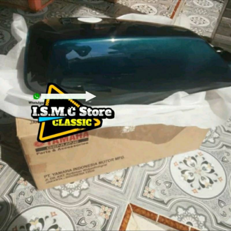 Tangki RX king warna ijo botol / hijau botol Merk Wilwood Replika original Ori Yamaha