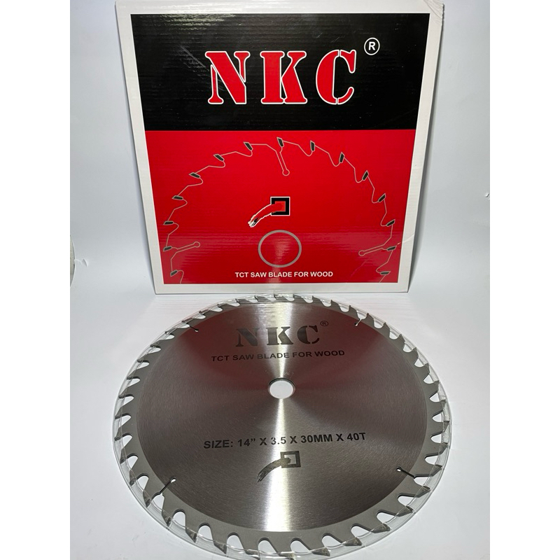 mata gergaji kayu 14 inch / mata gergaji kayu 14x40 NKC / mata gergaji cut off kayu tct 14 inch NKC 