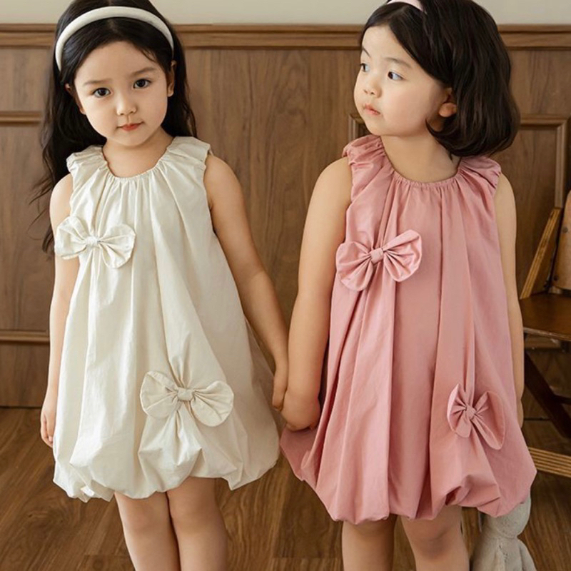 Dress RIBBON anak / dress anak motif ribbon/ dress birthday anak/ dress ulang tahun anak/ dress part