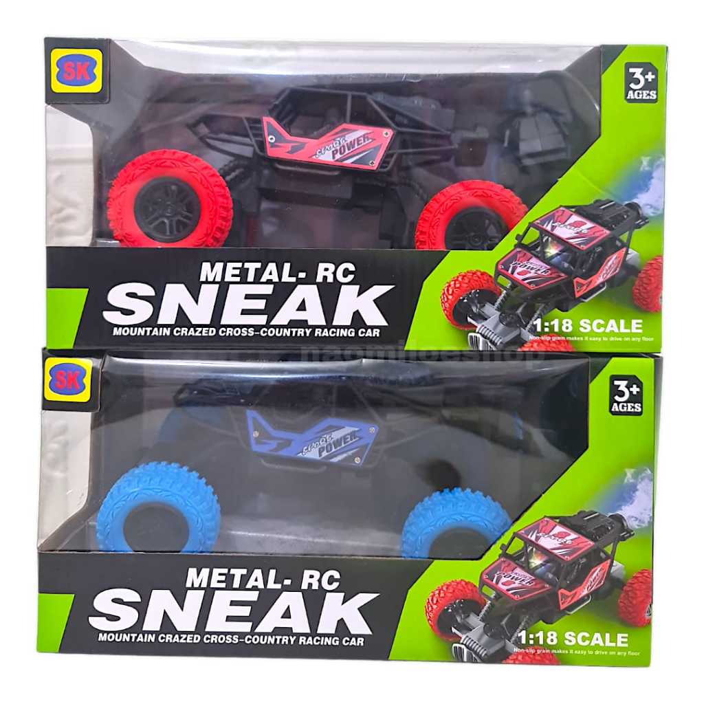 SNEAK POWER METAL RC Mainan Mobil Asap remote control body metal jeep RC Spray Car