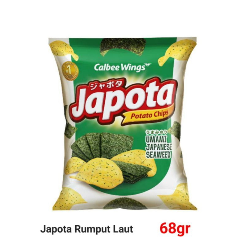 

✨️hahahmart_sby✨️ JAPOTA POTATO CHIPS RUMPUT LAUT 68gr