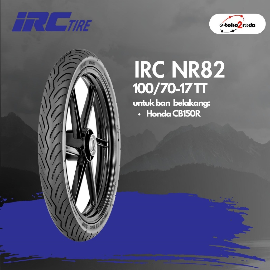 BAN IRC TUBETYPE NR82 100/70 RING 17