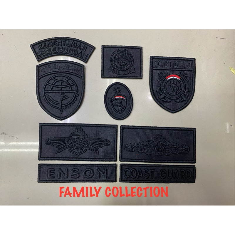 ATRIBUT COAST GUARD BORDIR TIMBUL