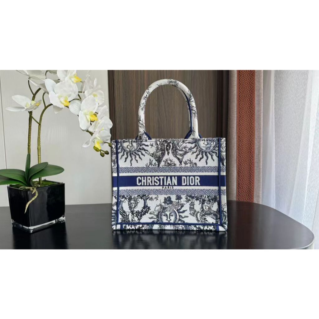 Tas Wanita CD 8002 / Small Dior Book Tote Bag SUPER Mirror Quality