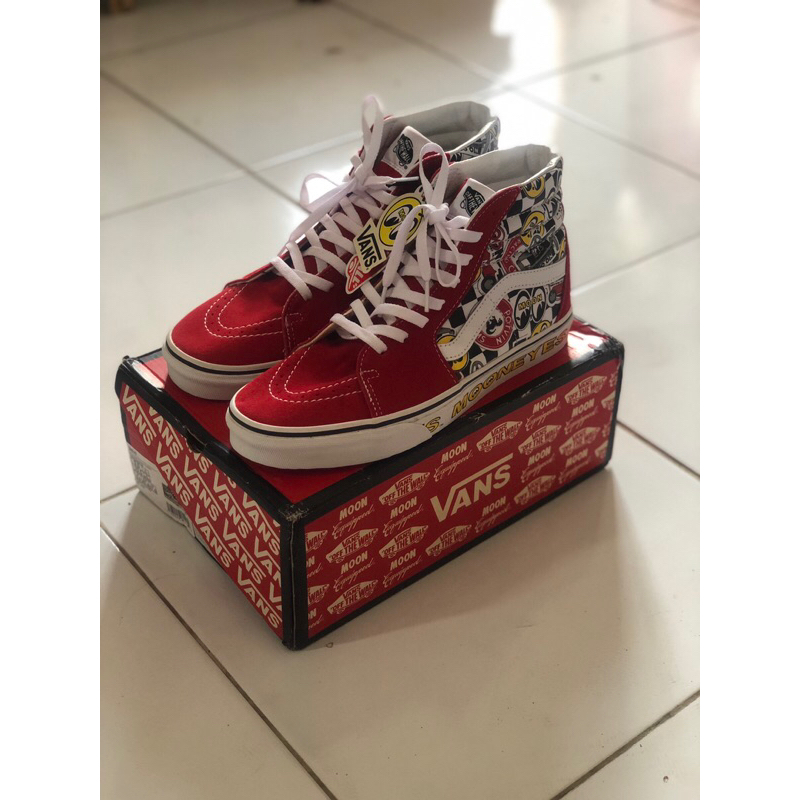 Sk8 High X Mooneyes Red