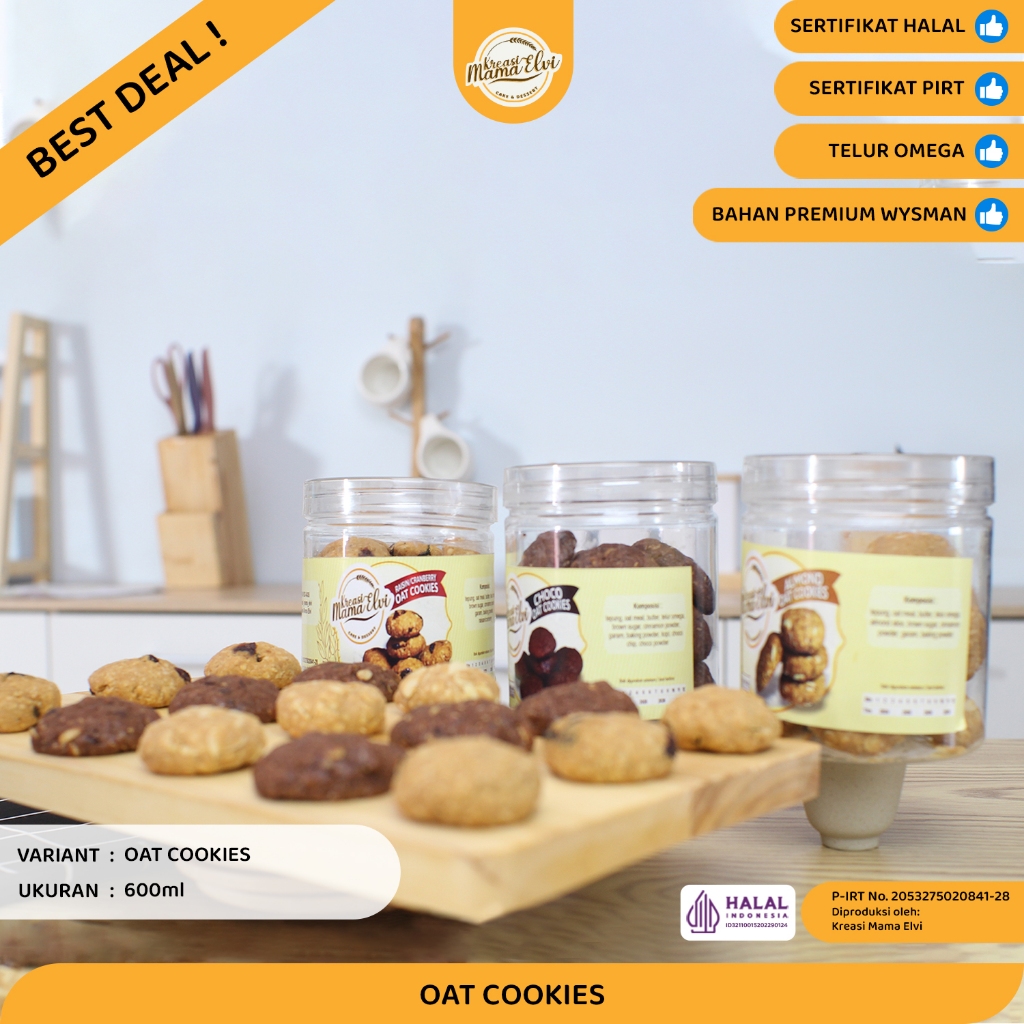 

Oat Cookies 3 Varian