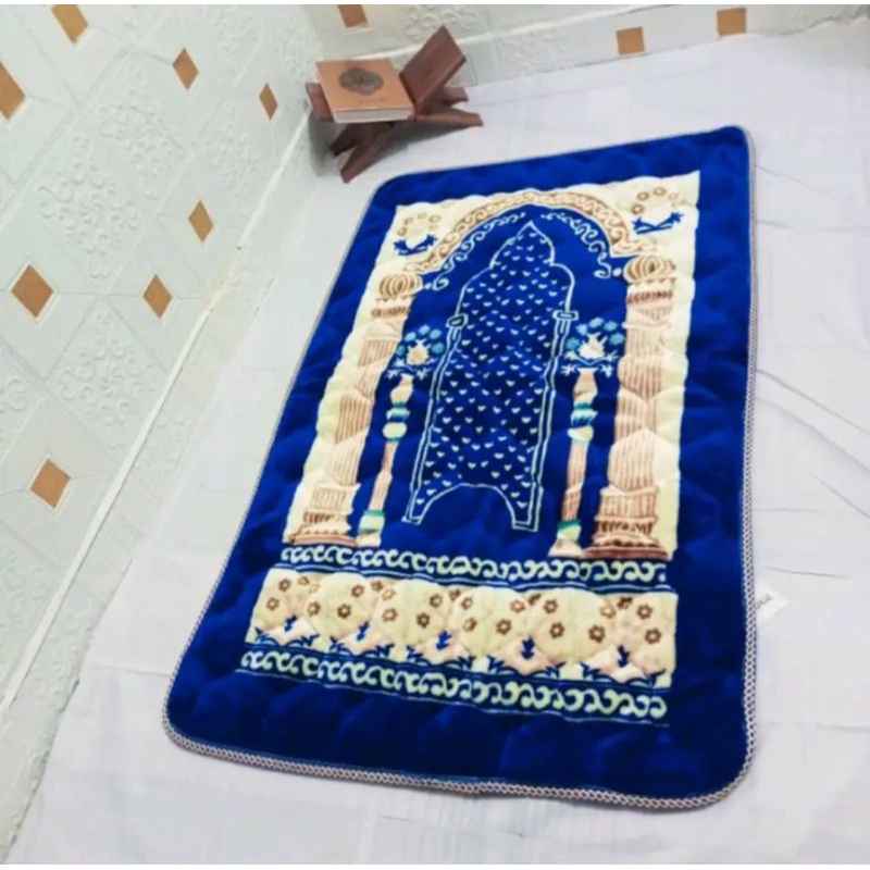 Sajadah Turki Tebal Empuk Busa / Sajadah Quilting