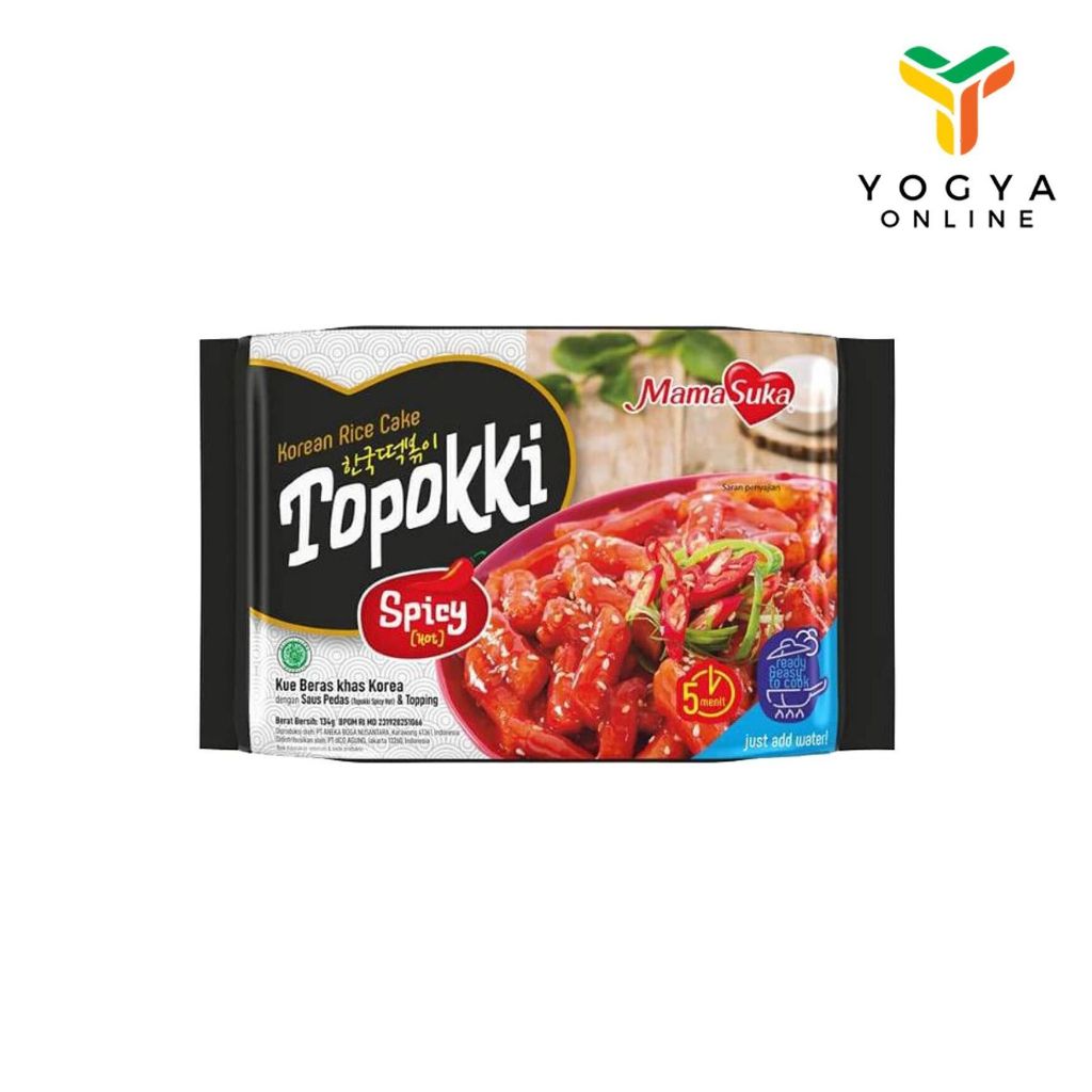 

Mamasuka Topokki Hot Spicy 134 Gram