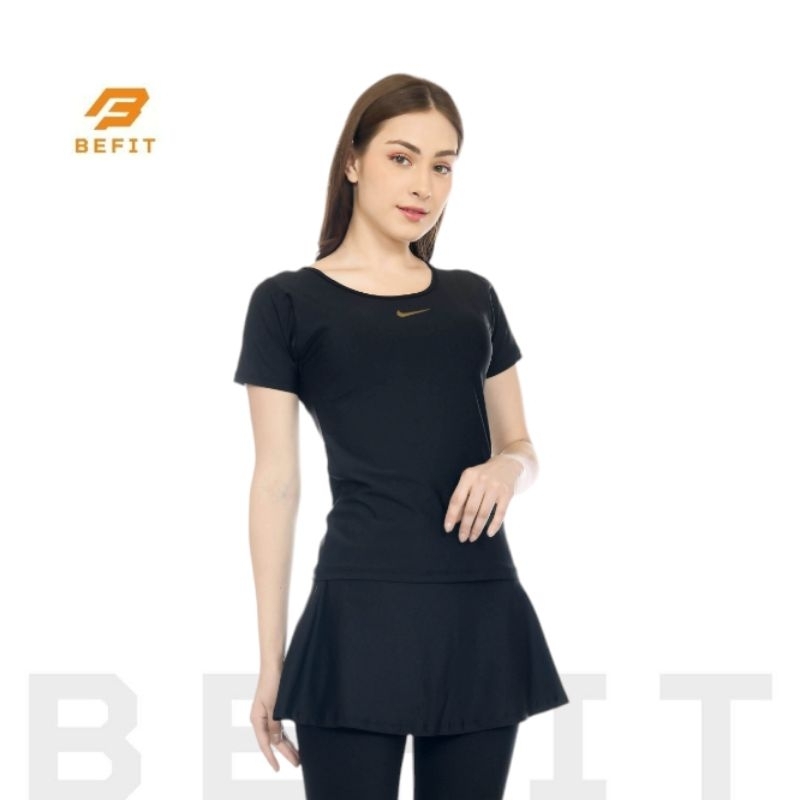 Baju Atasan Olahraga/ Gym/ Yoga/ Lari/ Wanita Jumbo Include Cup BH