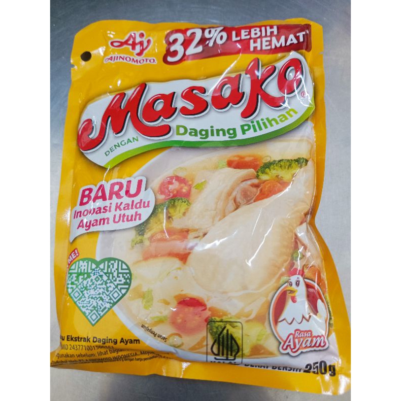 

Masako ayam 250 gram penyedap rasa