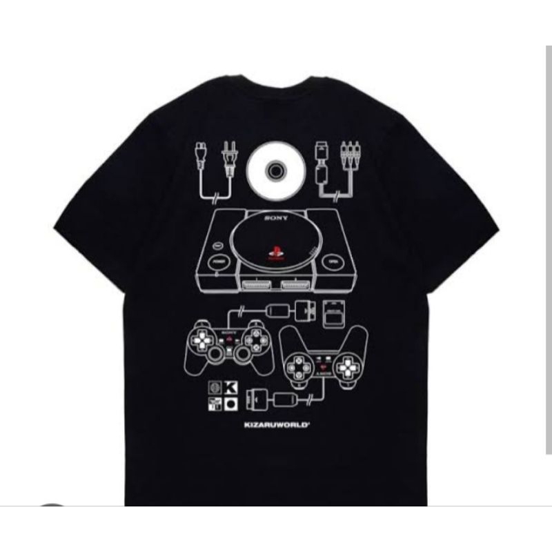 KAOS KIZARU ORI!!! KIZARU PLAYSTATION & KIZARU TOKYO (DAPAT 2 KAOS)