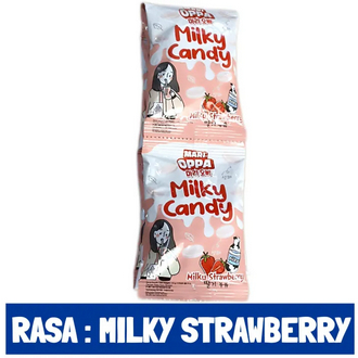 

Permen susu milky candy mari oppa rasa STRAWBERRY murah 1 RENTENG ISI 10 BUNGKUS