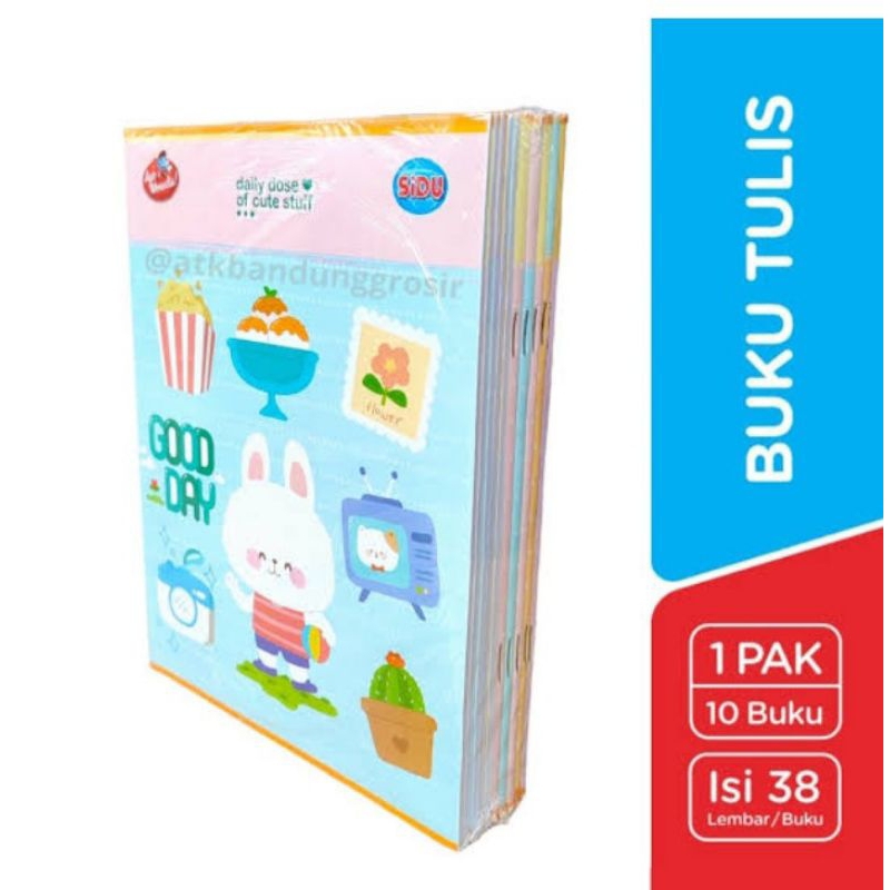 

Buku Tulis SIDU/SINAR DUNIA 38 Lembar 10Pcs