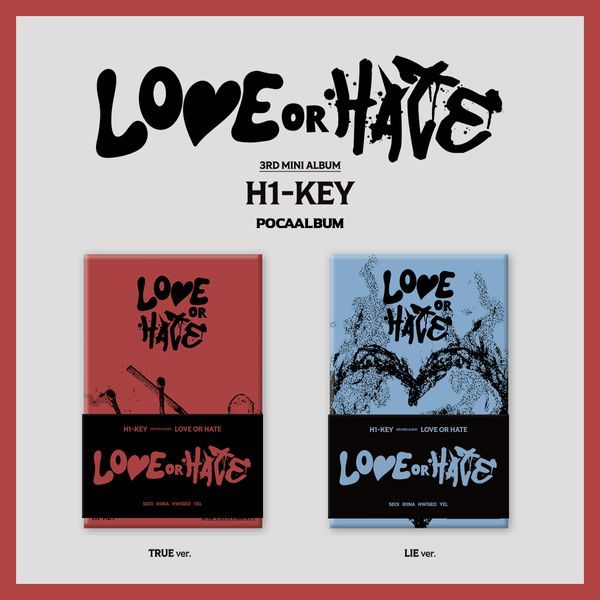 [BACA DESKRIPSI] H1-KEY 3rd Mini Album - LOVE or HATE (POCAALBUM)