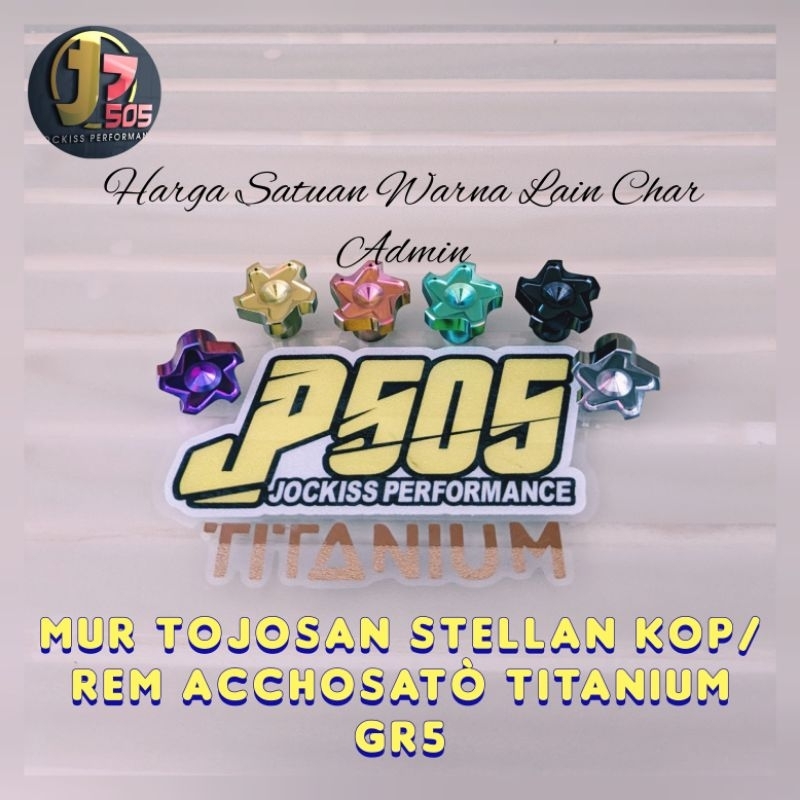 Mur Adjuster Handel Rem/Kop Achhosâtò Titanium Gr5