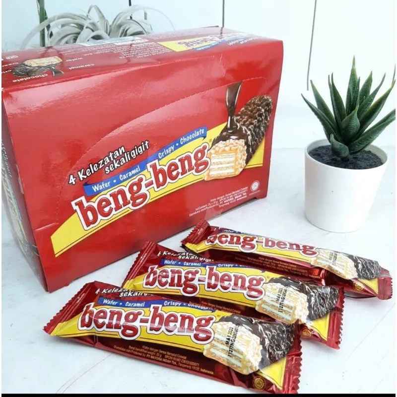 

Beng Beng Coklat wafer kemasan terbaru 1 box isi 17 Pcs @25gram / BENGBENG SHARE IT 30'S