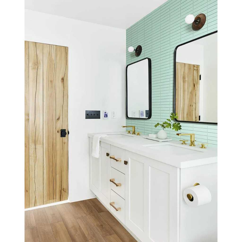 Keramik Dinding Dapur Long Striped Tosca Matte Backsplash Tile Dapur Shower Keramik Dinding Cafe Ker