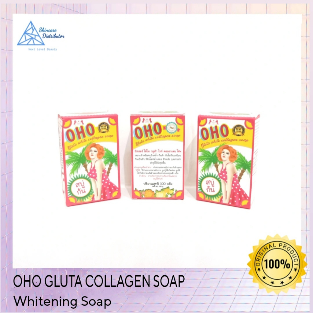 OHO GLUTA WHITE COLLAGEN SOAP ORIGINAL THAILAND