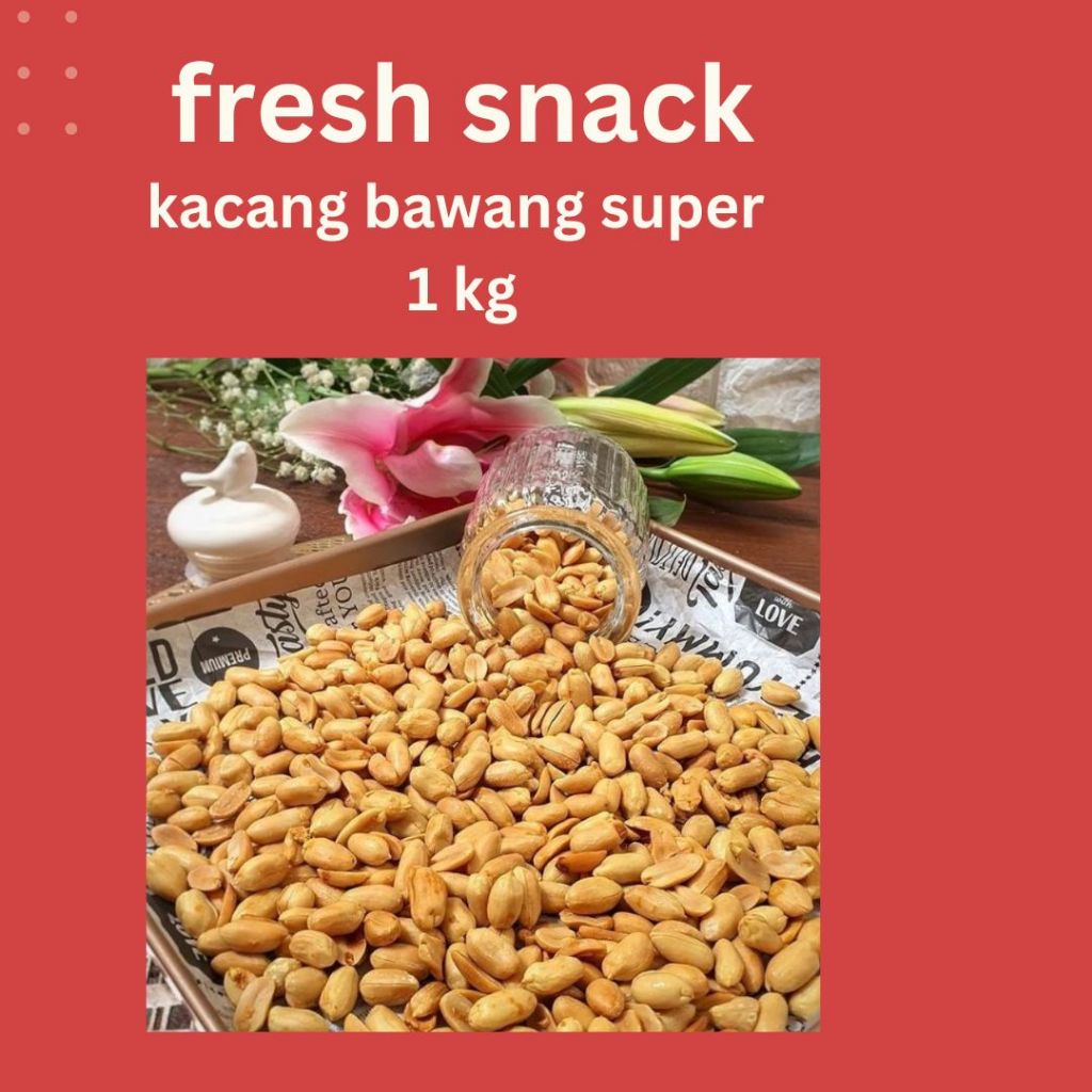 

KACANG BAWANG SUPER 1 KG CEMILAN SNACK KILOAN