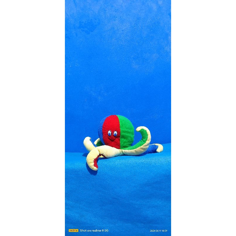 Boneka Gurita Rainbow (PL) Lepas Kolpri