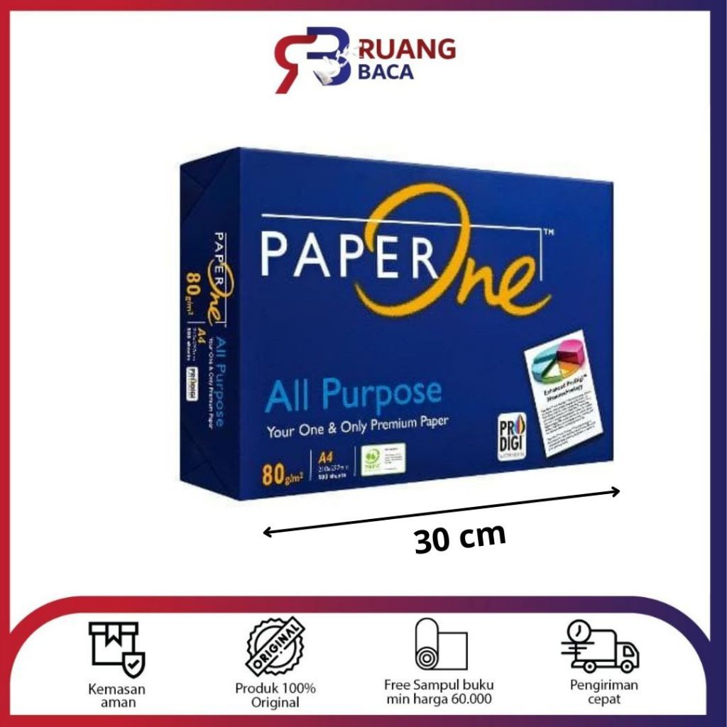 

KERTAS A4 80GR PAPER ONE