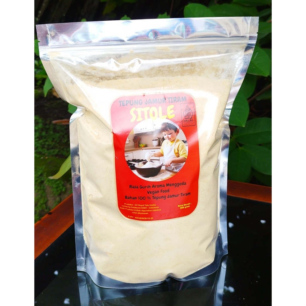 

Tepung Jamur Sitole Orisinal 100% berat 1 kg tanpa tambahan perasa