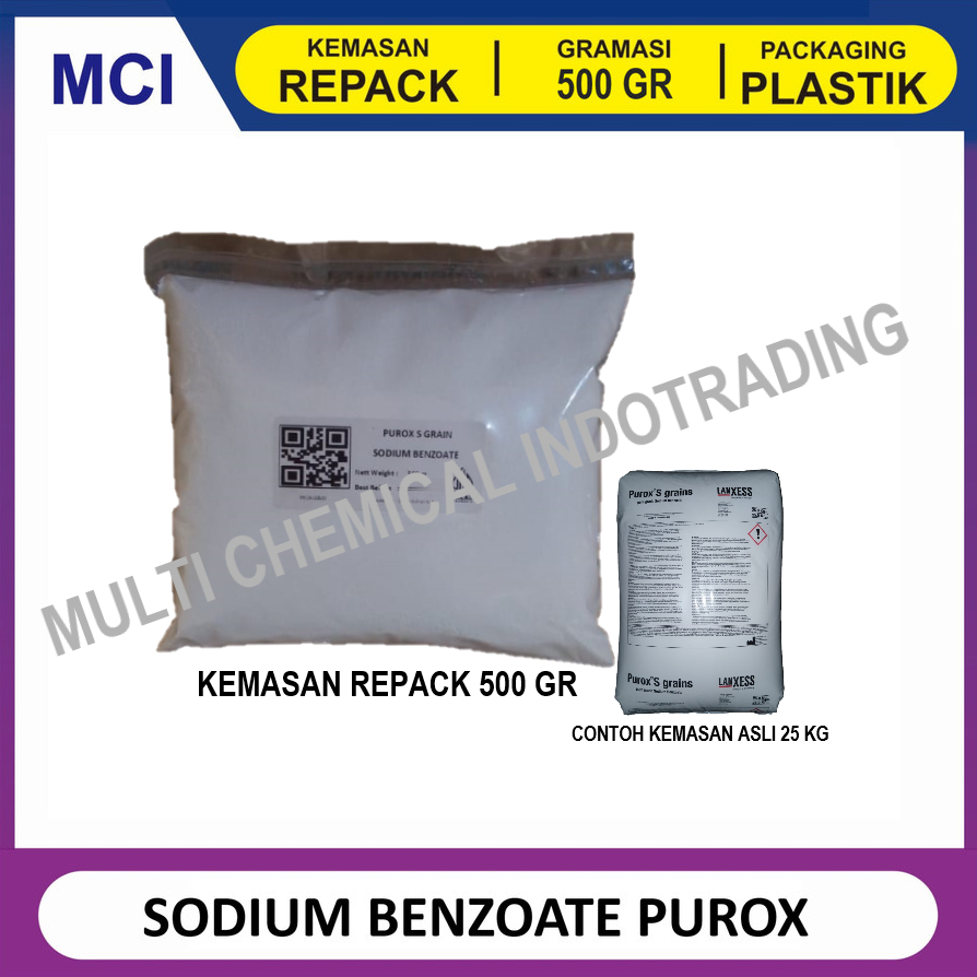 

SODIUM BENZOATE PUROX ex. HOLLAND || 500gr