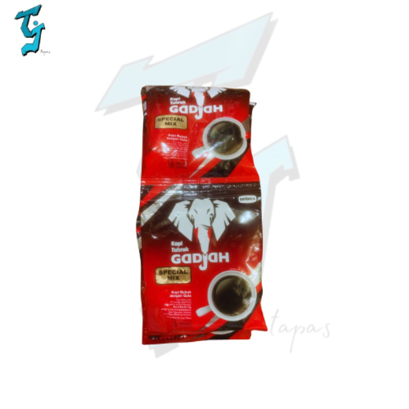 

Kopi Tubruk GADJAH Special Mix @23g, 1 Renceng 10sachet.